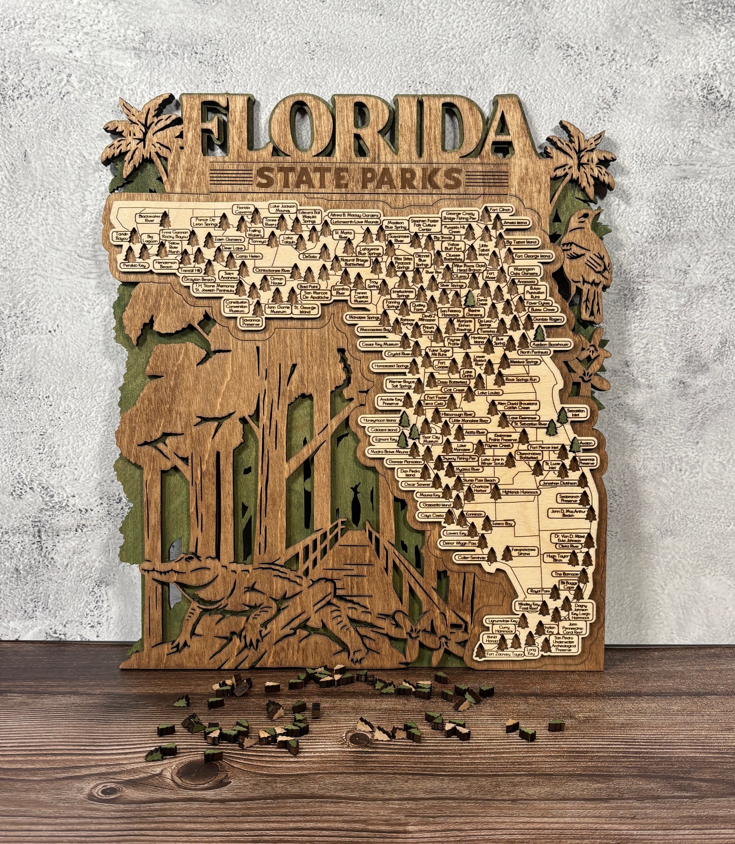 Florida State Parks Map with Story Tag