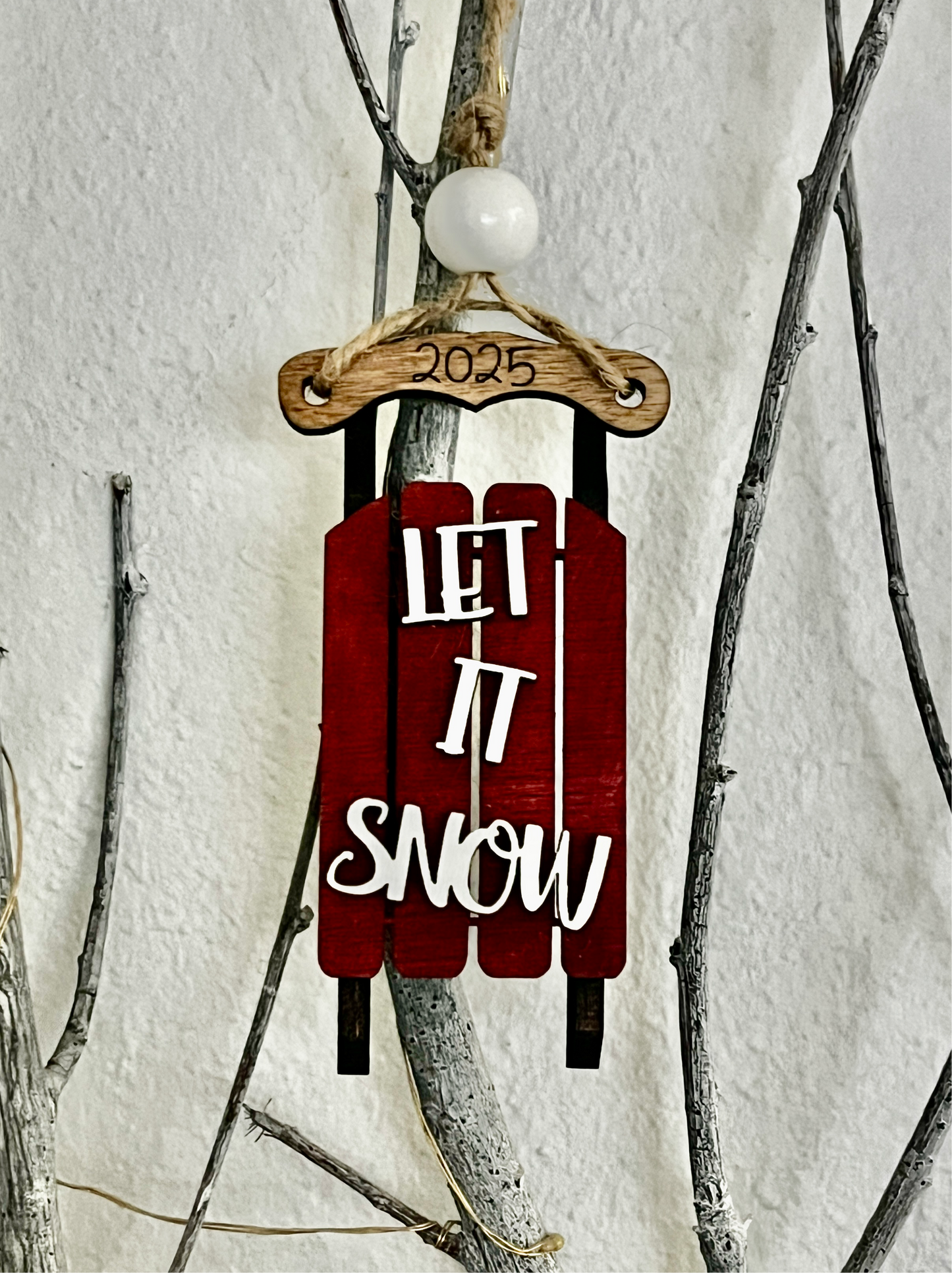 Sled Ornament