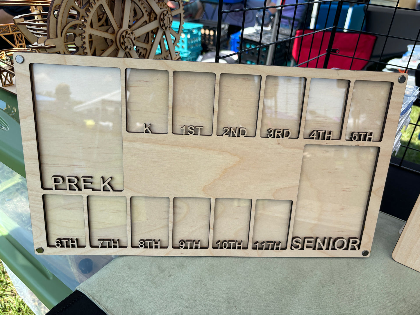 School Photo Frame, Pre-K through 12th Grade, Personalization Available
