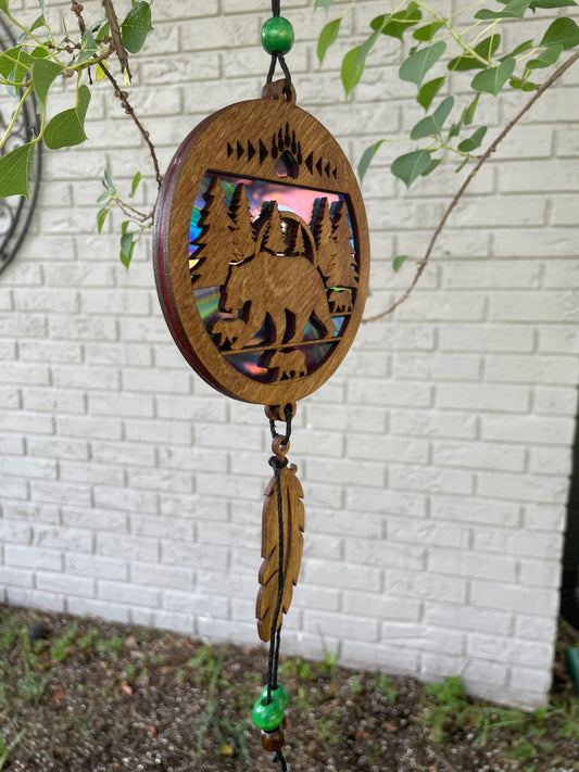 Suncatcher, Mama Bear, Re-purposed DVD/CD