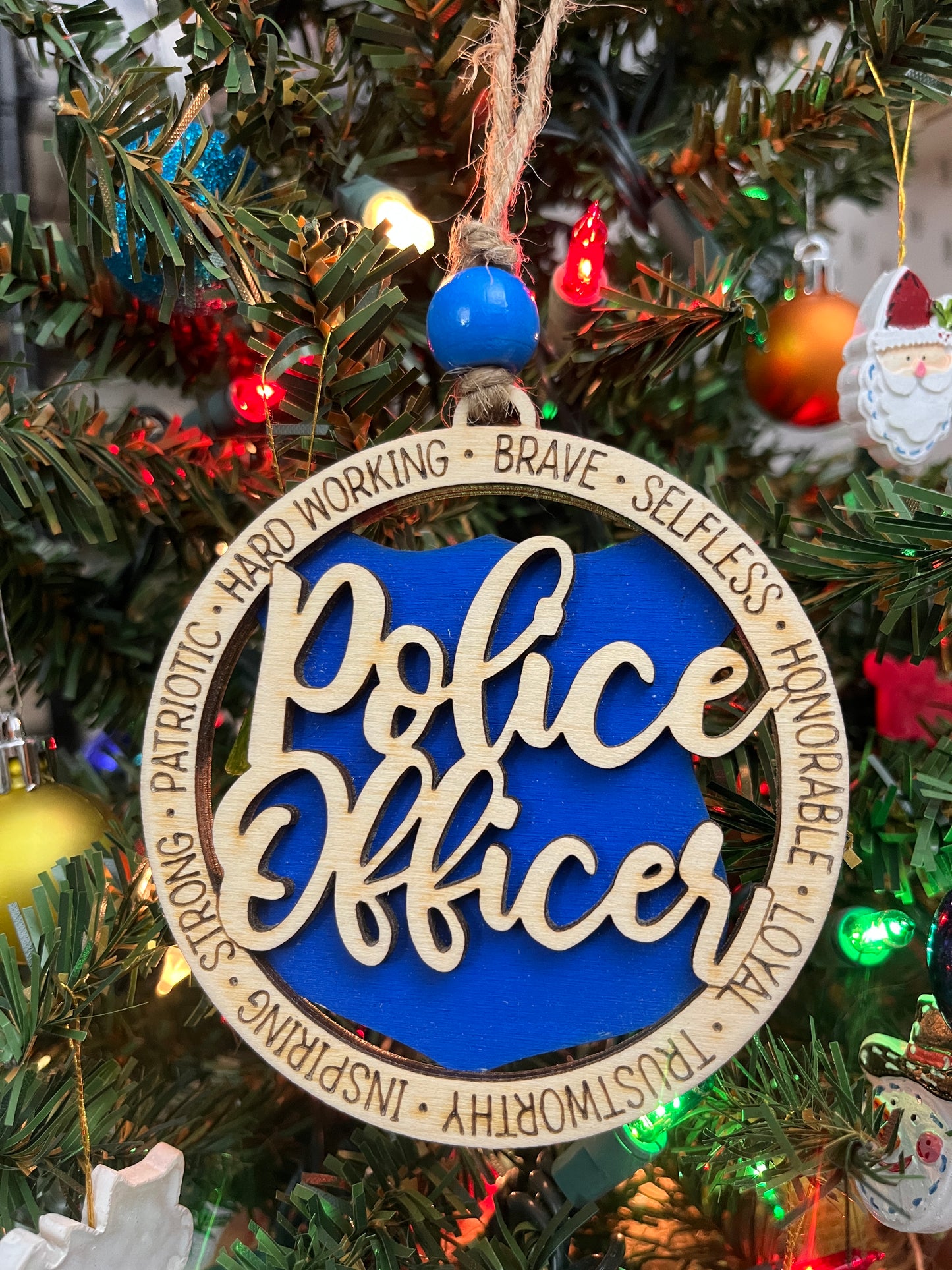 First Responder Ornament - EMT, Paramedic, Firefighter, Police Officer