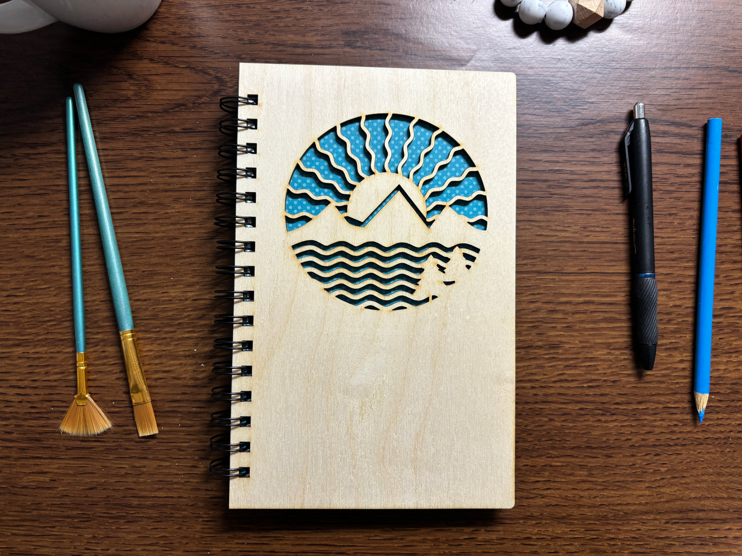 Spiral Notebook, Lined or Unlined Paper, Personalization Available