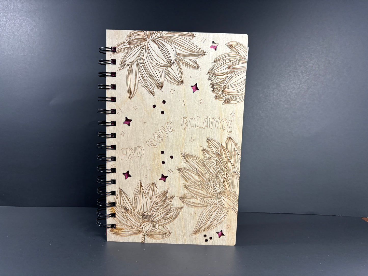 Spiral Notebook, Lined or Unlined Paper, Personalization Available