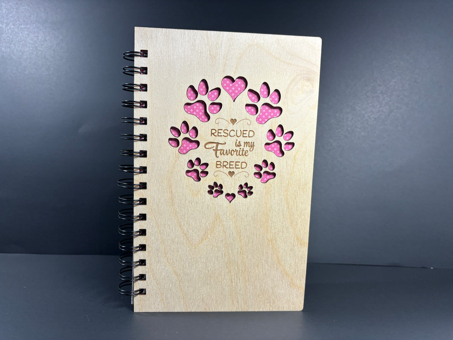 Spiral Notebook, Lined or Unlined Paper, Personalization Available