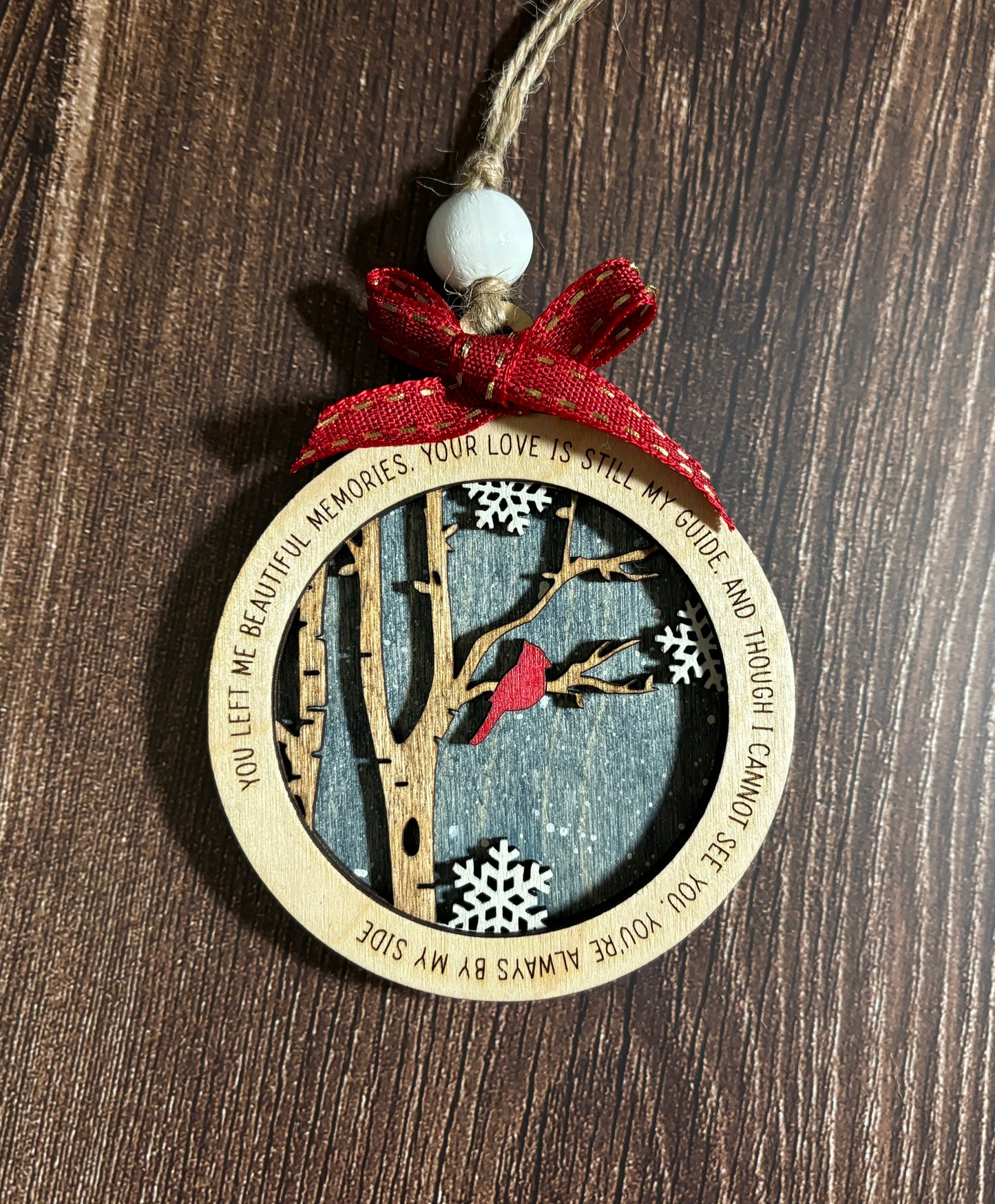 Cardinal Memorial Ornament
