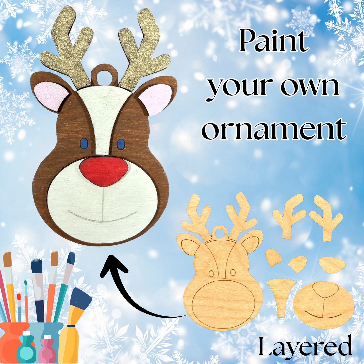 Layered Ornament - Sixx Cool Mom's Private Event