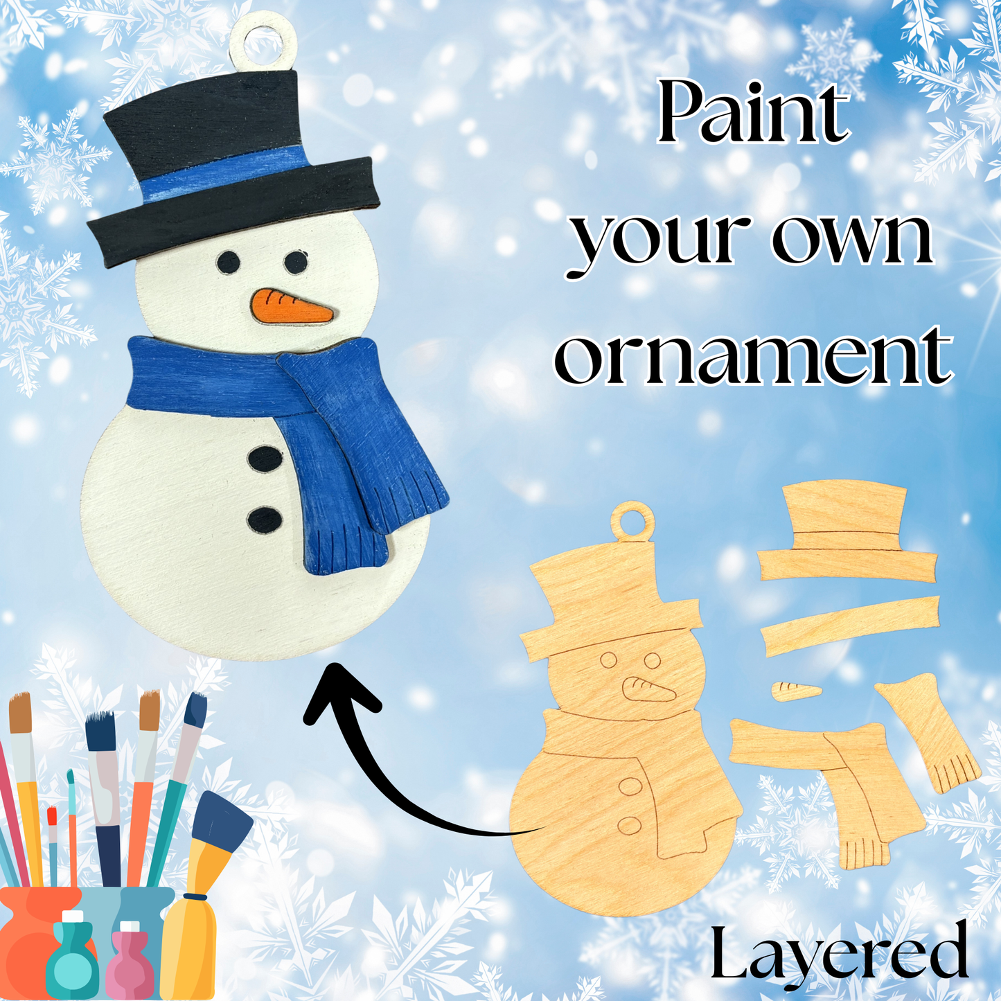 Layered Ornament - Sixx Cool Mom's Private Event