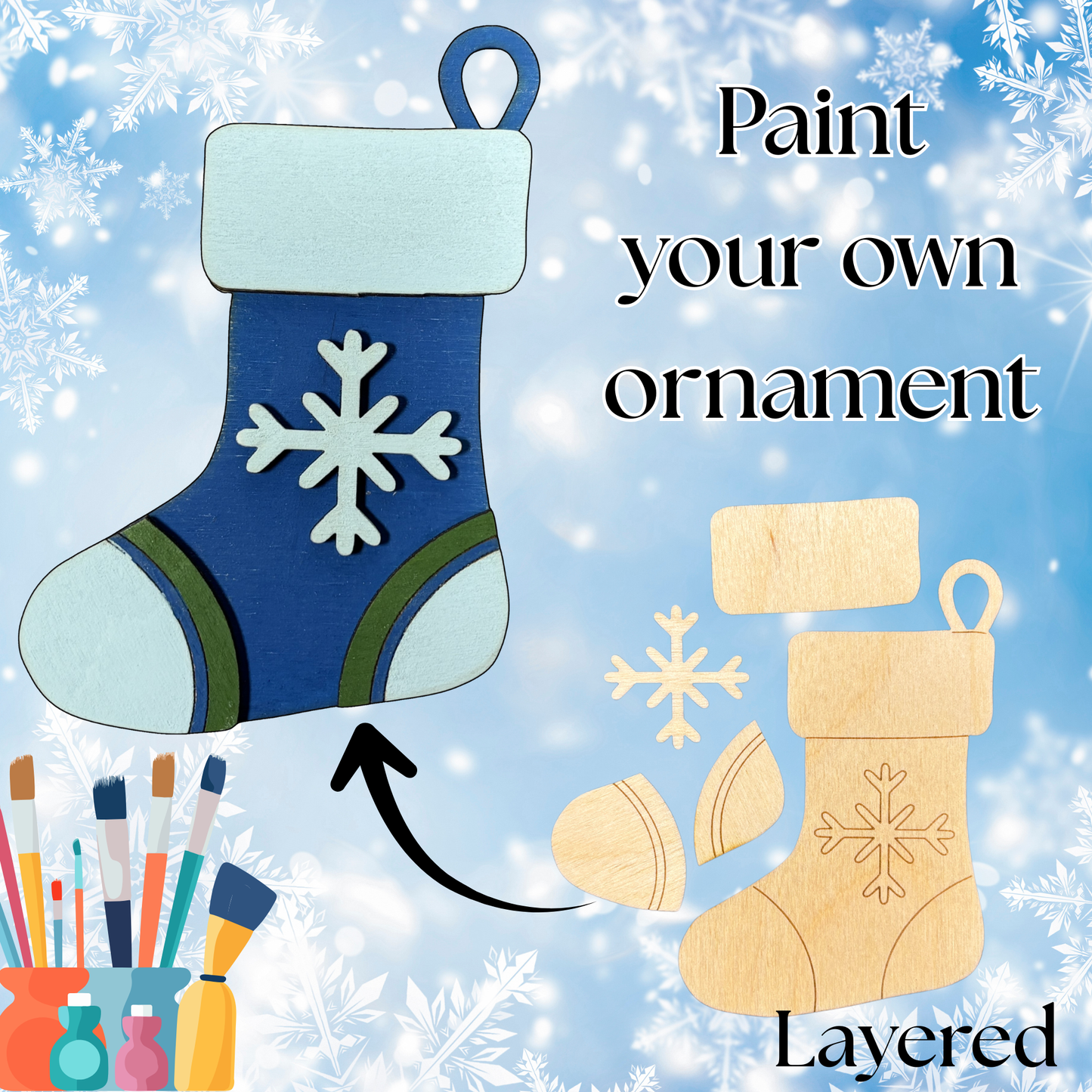 Layered Ornament - Sixx Cool Mom's Private Event
