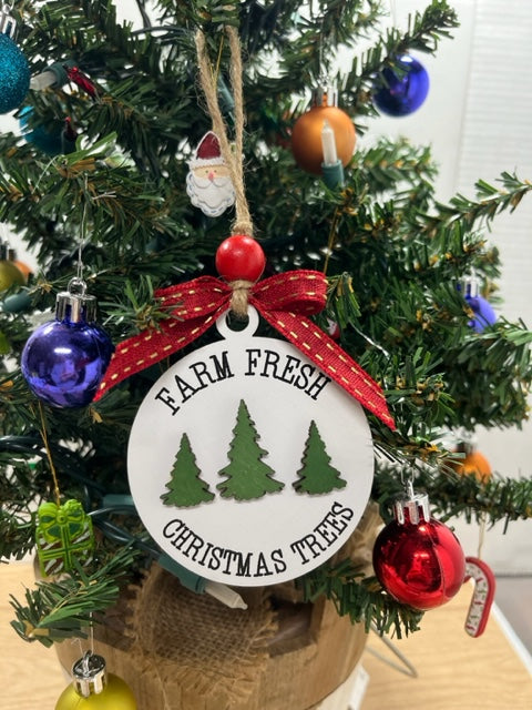 Farm Fresh Christmas Trees Ornament