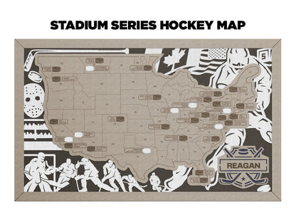 Hockey Stadiums Map