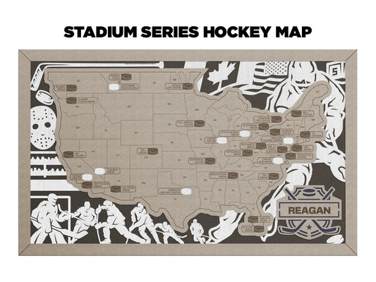 Hockey Stadiums Map