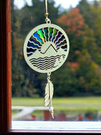 Suncatcher, Mountain Sunrise, Re-purposed DVD/CD