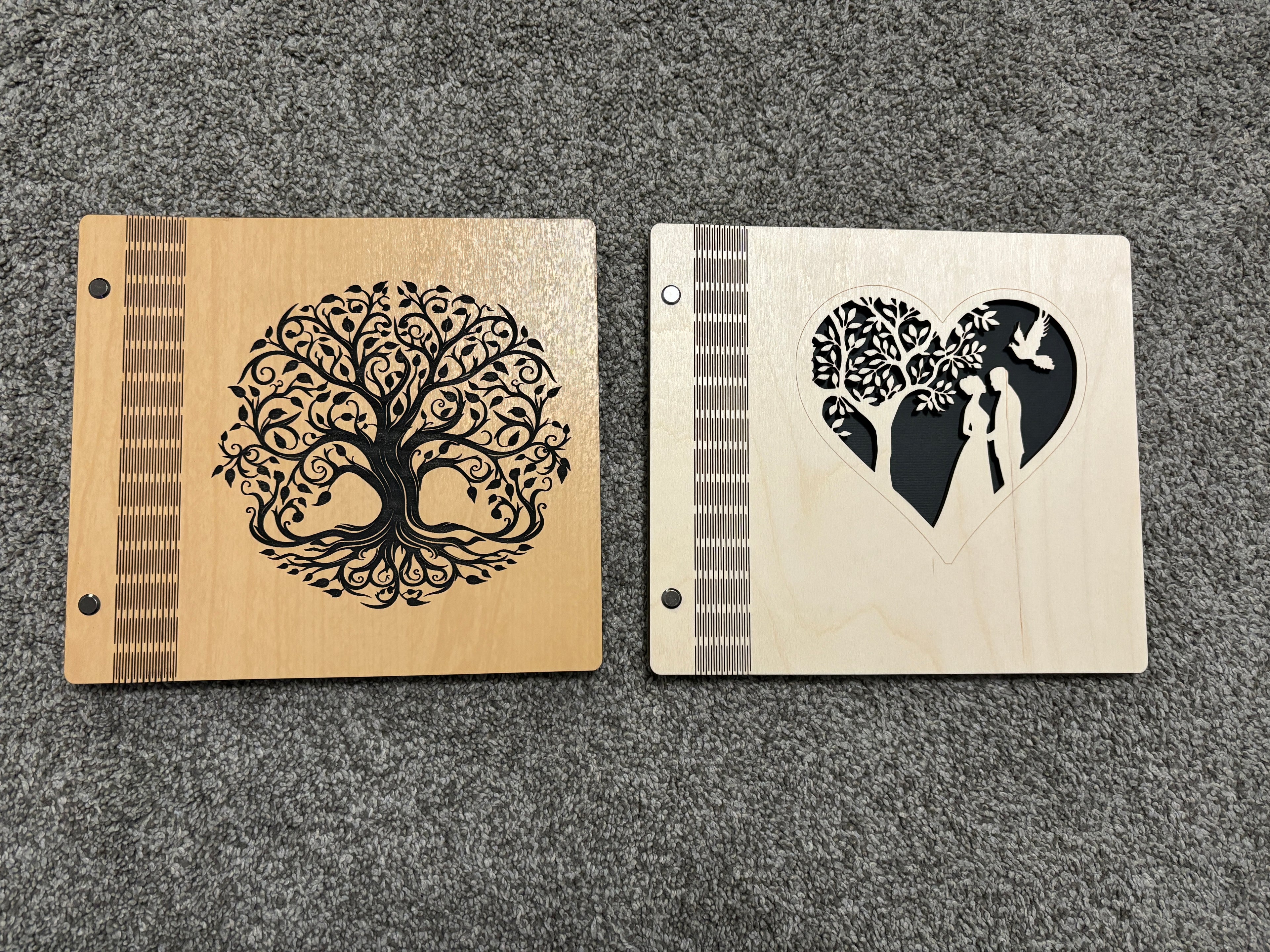 Photo Book with 8x8 scrapbook inserts