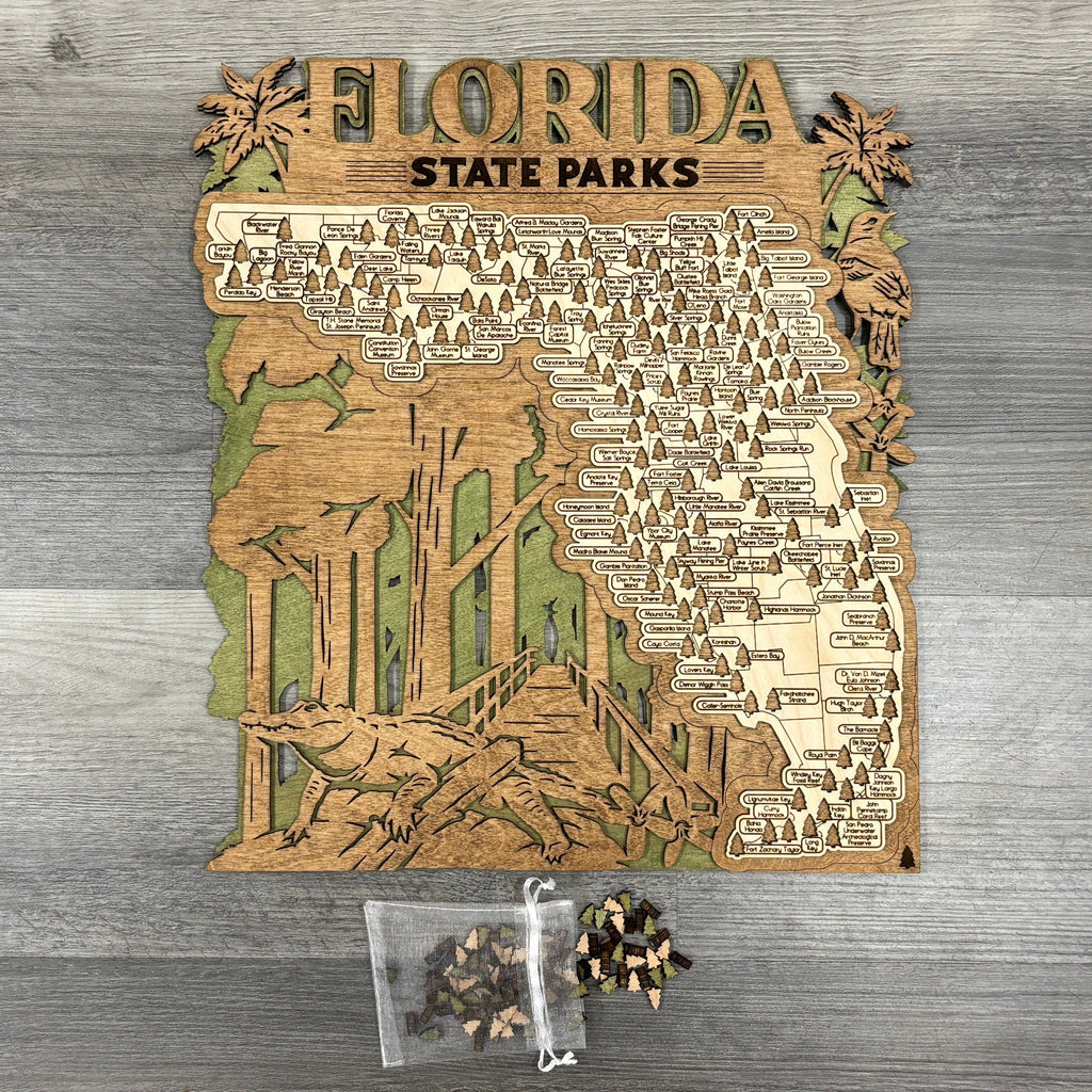 Florida State Parks Map with Story Tag