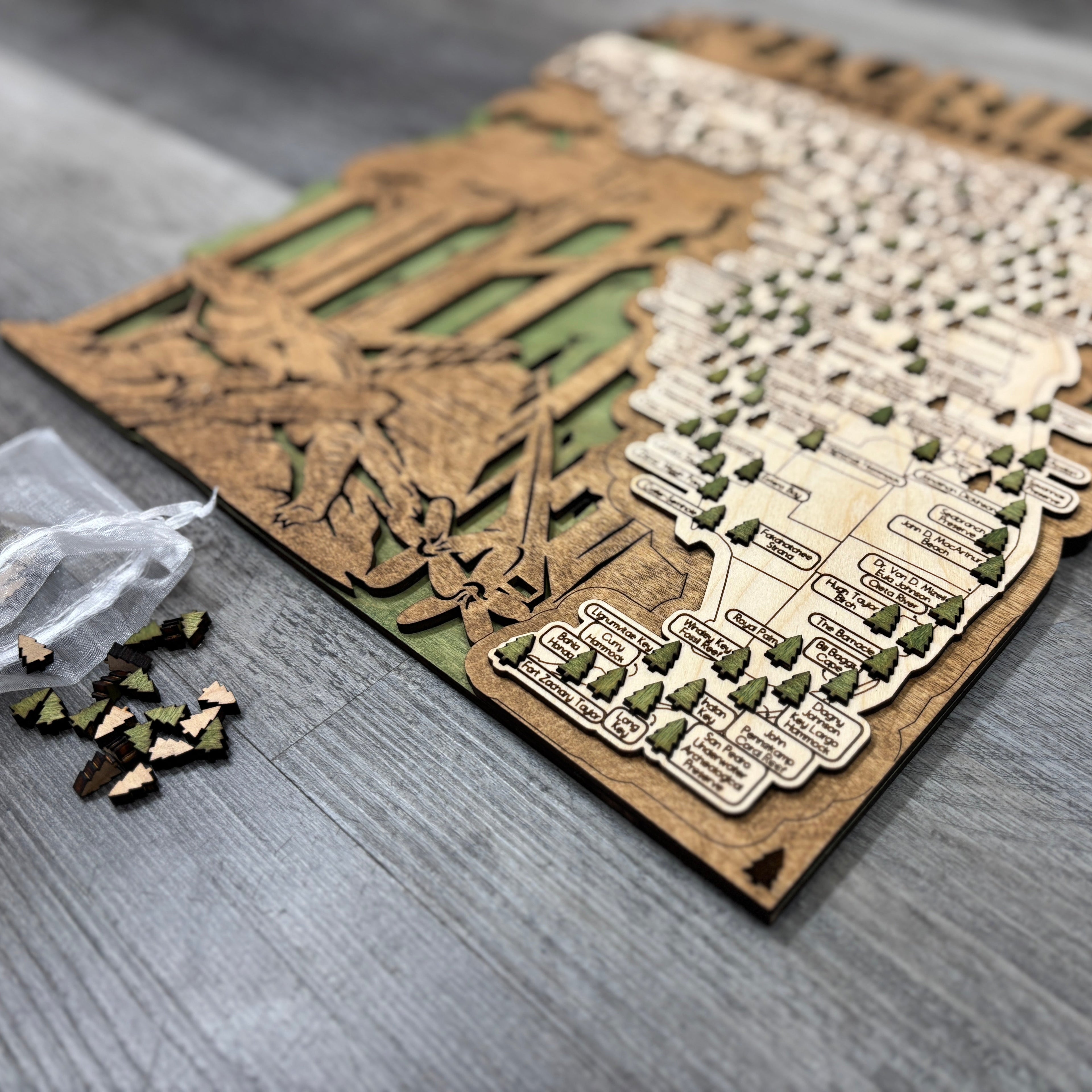 Florida State Parks Map with Story Tag