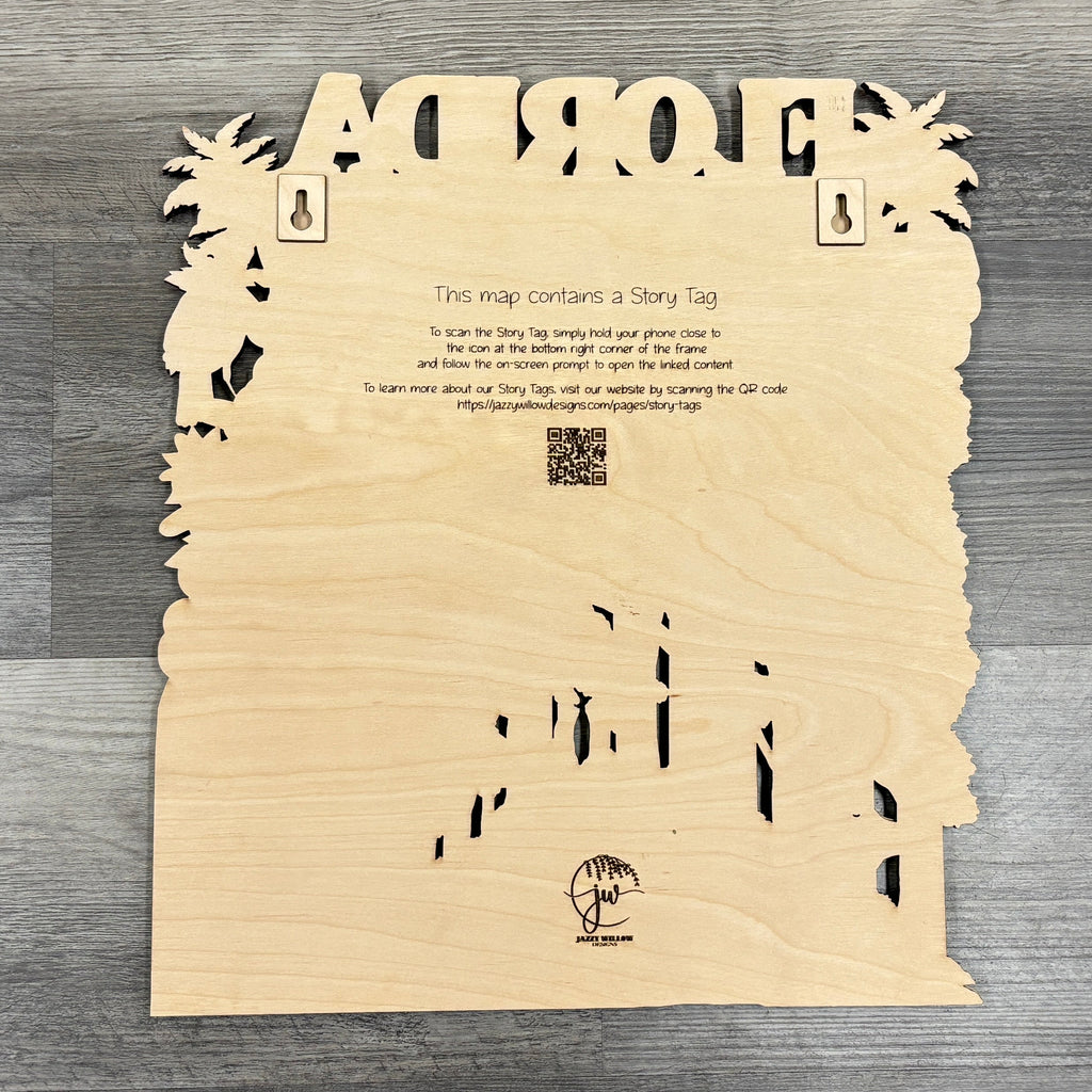 Florida State Parks Map with Story Tag