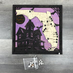 Haunted Places in Florida Travel Map with Story Tag