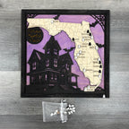 Haunted Places in Florida Travel Map with Story Tag