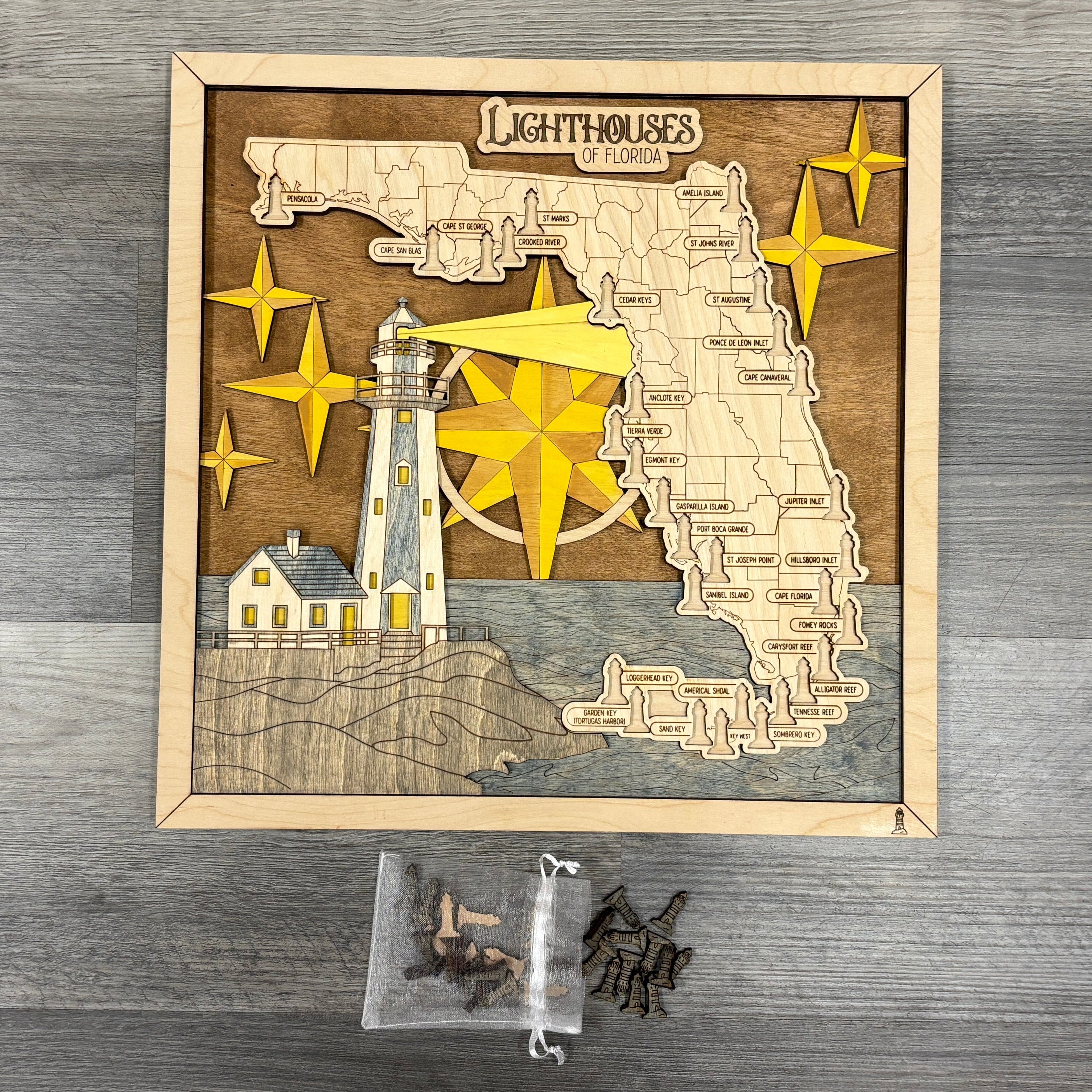 Lighthouse Map with Story Tag