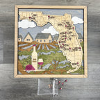 Florida Wineries Map with Story Tag