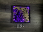 *NEW* LED Haunted Places in Florida Travel Map with Story Tag