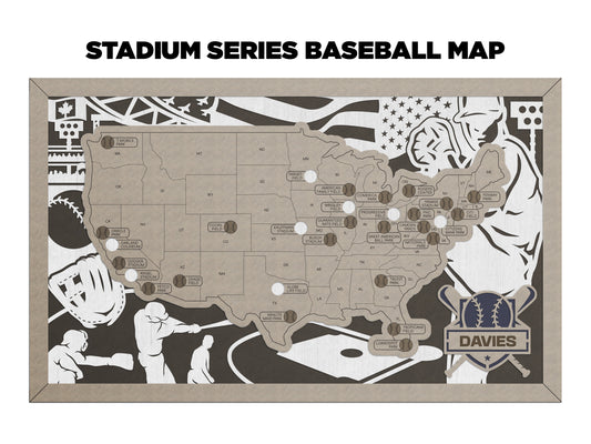 Baseball Stadiums Map