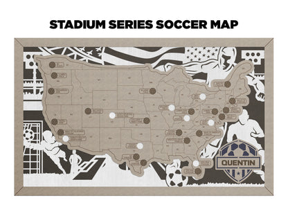 Soccer Stadiums Map