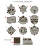 US Travel Map with Story Tag, Mountain, Personalization Available