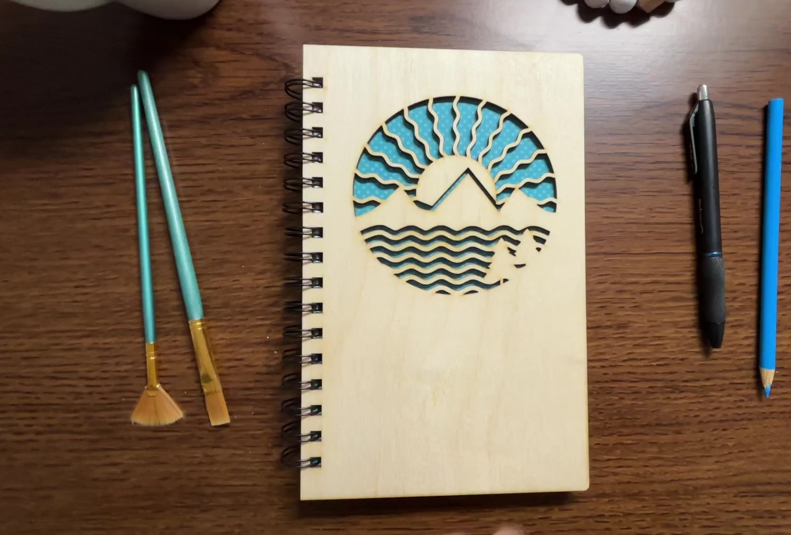 Spiral Notebook, Lined or Unlined Paper, Personalization Available